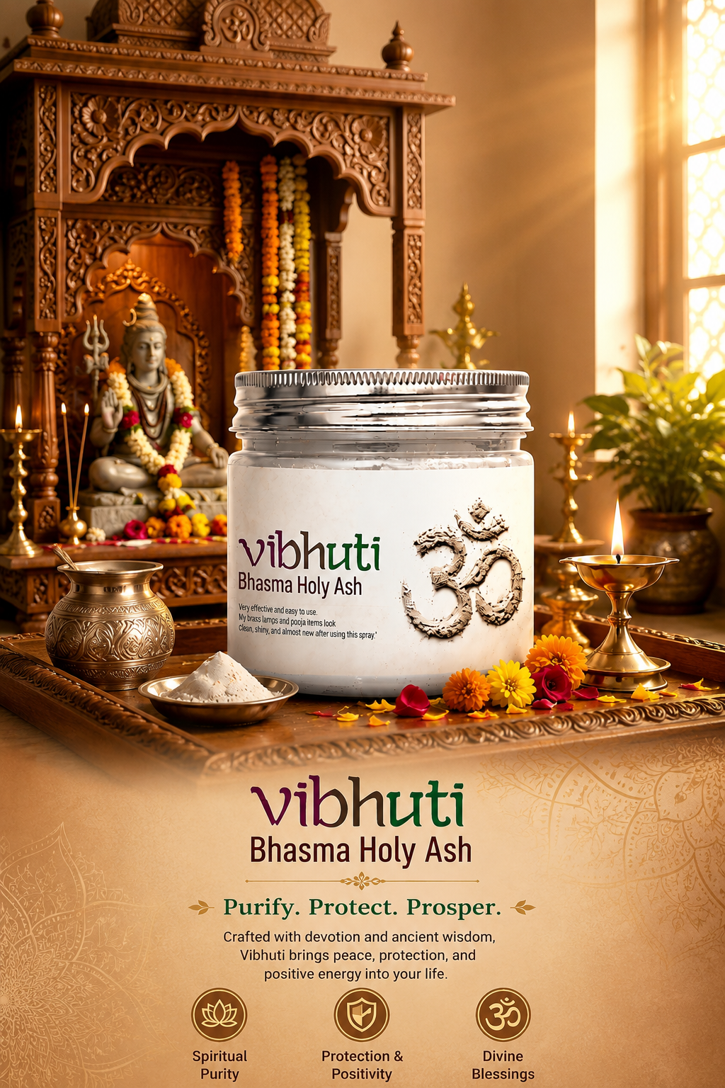 Sacred Vibhuti Holy Ash