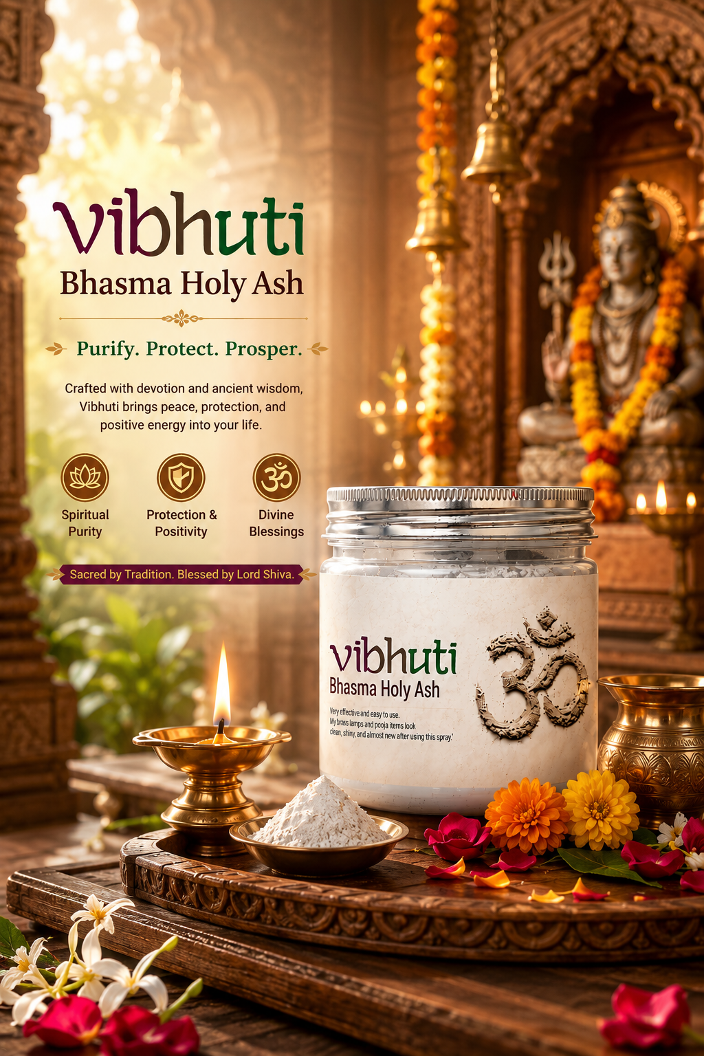 Temple Grade Vibhuti
